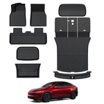 Floor Mats For 2025 2026 Tesla Model Y Juniper, 8PCS All Weather Full Set Car.... Fixed Price $229.83.