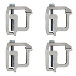 (4) New Heavy Duty Aluminum Mounting Clamp For Truck Cap Topper Camper Rv Rail. Fixed Price $28.99.