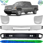 Front Bumper Chrome & Lower Valance Kit For 2007-2013 Chevrolet Silverado 1500. Fixed Price $326.50.