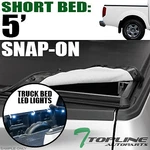 Topline For 2005-2021 Nissan Frontier 5' Bed Hidden Snap Tonneau Cover+led Light. Fixed Price $150.00.