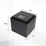 18"X17"X17.75" Heavy Duty Pickup Atv Truck Bed Bar Tread Storage Tool Box. Fixed Price $92.88.
