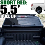 Topline For 2004-2015 Nissan Titan 5.5 Ft Short Bed Lock & Roll Up Tonneau Cover. Fixed Price $136.00.