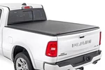 Rough Country 42309650 Soft Roll-up Vinyl Tonneau Cover For 19-25 Ram 6.4'. Fixed Price $199.95.