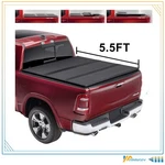 5.5FT Hard Bed Fiberglass 3-FOLD Tonneau Cover For 14-21 Toyota Tundra. Fixed Price $301.89.