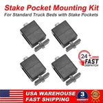 For Thule Tracrac 4-PIECE Stake Pocket Mount Kit Rubber Blocks & Stainless Screw. Fixed Price $134.99.