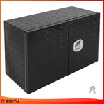 Aluminum 36"X18"X24" Storage Tool Box W/ 2X Chain & Dovetail Lock For Garage Rv. Fixed Price $363.99.
