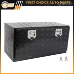 Aluminum Storage Tool Box W/2X Chain Fits Truck Garage Home Office 36"X 17"X18". Fixed Price $175.99.