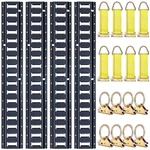 Trekassy 8FT Tie-down Kit, 4 Pack 8' Rails With 16PCS E-t.... Fixed Price $221.32.