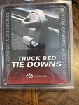 Genuine Toyota Bed Tie-downs (mini) W/hooks PT278-00160. Fixed Price $30.00.