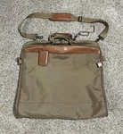 Hartmann Leather Trim Nylon Garment Cover Bag & Tag WHTMN20322 - Mint!. Fixed Price $63.95.
