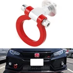 Full Metal Universal Fit Red Track Racing Style Tow Hook Ring Appearance Kit. Fixed Price $15.09.