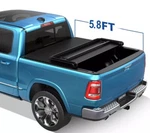 Tri-fold Soft Tonneau Cover 5.8 Bed For 2019-2022 Silverado Sierra 1500 Truck. Fixed Price $126.65.