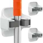Reliahom 3 Pack Broom Holder Wall Mount Mop Grippers No 1RACK, White. Fixed Price $14.76.