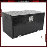 36"X18"X18" Heavy Duty Aluminum Storage Tool Box W/ 2 Chain+key For Pickup Truck. Fixed Price $233.59.
