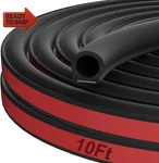 Alophoty 10 Ft Rubber Weather Stripping Door Seal, Shaped Automotive. Fixed Price $16.43.