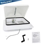 Plastic 14" Replacement Roof Vent Cover For Camper Rv Trailer W/ Fan 12V. Fixed Price $47.60.
