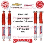 Skyjacker Hydro Shock Set 3-5" Front & 3-4" Rear Lift For Canyon / Colorado 4WD. Fixed Price $269.88.