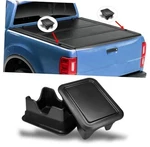 Truck Bed Rail Stake Pocket Covers, 2 Pack, Black Abs Plastic, For Dodge Ram. Fixed Price $22.39.