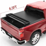 Oedro 4-FOLD 6.5FT Soft Tonneau Cover 2015- 2026 Ford F-150 F150 Truck Bed. Fixed Price $158.99.