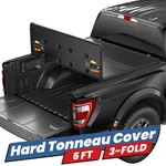 3-FOLD 5FT Hard Tonneau Cover 2019-2026 Ford Ranger Truck Bed Waterproof. Fixed Price $287.79.