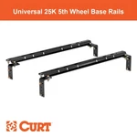 Universal 5TH Wheel Base Rails, 25K (gloss Black). Fixed Price $179.99.