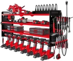 Nattydot Power Tool Organizer Wall Mount With 33" X 8.66" 16.5" H, Red. Fixed Price $127.70.