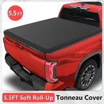 Soft Roll-up Tonneau Cover For 2022-25 Tundra Excl. Trail Edition 5'6" Bed 66.7". Fixed Price $139.00.