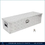 39"X13"X10" Silver Aluminum Pickup Truck Trunk Bed Tool Box Trailer Storage+lock. Fixed Price $100.49.