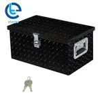 20" 12" 10" Black Tool Box Aluminum Diamond Plate For Garage Pickup Trailer. Fixed Price $60.41.