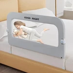 Toddler Bed Guard Rail 32" Folding Adjustable Portable Grey. Fixed Price $41.15.