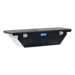Uws 63" Angled Crossover Tool Box With Low Profile Gloss Black Aluminum Storage. Fixed Price $757.95.