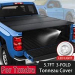 For Toyota Tundra 5.7FT 2007-2024 Aluminum Retractable Truck Bed Tonneau Cover. Fixed Price $329.00.