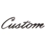 1970-72 Ford Truck Bed Side Panel Name Plate "custom" D0TZ-9925622-D. Fixed Price $49.95.