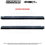 78-88 A/g-body 2 Door Exterior Full Outer Rocker Panel Lh & Rh Side Pair. Fixed Price $389.90.