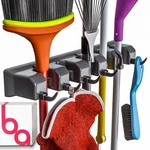 Extra Grip Mop & Broom Holder Wall Mount - Hanging Garden Tool Utility.... Fixed Price $32.00.