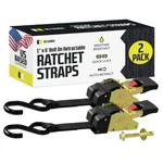 Dc Cargo Mall Bolt-on Auto Retractable Ratchet Straps 2 Pack 1 Inch X 6 Ft .... Fixed Price $66.53.