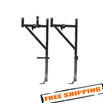 Dee Zee DZ95053 Gloss Black Steel Half Ladder Racks 0.125" Thick Tubing. Fixed Price $247.63.
