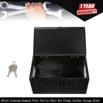 20 Inch Aluminum Diamond Plate Trailer Chest Pickup Toolbox Storage Black. Fixed Price $60.60.
