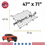 Truck Bed Cargo Net 47"X71" Heavy Duty Tie Down Hook For Toyota Tundra 2000-25. Fixed Price $22.50.
