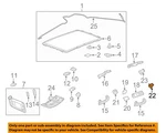Gm Oem 10-16 Srx Roof Interior Trim-tie Down Hook 22851300. Fixed Price $41.91.