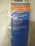 Tailgate/ Replacement Cables/ 1998-2009/ Nissan Frontier/ Dorman/ 38541. Fixed Price $20.20.