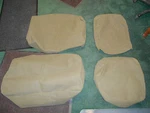 Seat Cover Kit Canvas Military Driver And Pas Side M35A2 M800 M813 M109 Usa Made. Fixed Price $279.00.