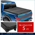 Hard Tri-fold Truck Bed Tonneau Cover Fits 2019-21 Ford Ranger 5FT. Fixed Price $252.54.