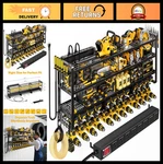 Pokipo Large Wall Mount Power Tool Organizer With Charging Station. Fixed Price $169.99.