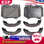Front Rear Ceramic Brake Pads And Drum Shoes Kit For Toyota Tundra. Fixed Price $55.96.