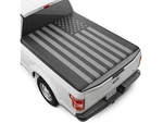 Motorbox Soft Roll-up Truck Tonneau Cover With Black Flag Graphic. Fixed Price $199.95.