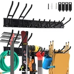 Wall Mount Garden Tool Organizer - 48 Inch Max Load 539LBS WITH14 Pcs Adjusta.... Fixed Price $36.63.