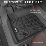 Karpal Floor Mats Fit For Toyota Tacoma 2005-2015 Double Cab (footwell. Fixed Price $89.99.