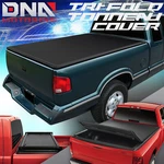 For 1994-2004 Gmc Sonoma Chevy S10 6' Tri-fold Soft Trunk Bed Tonneau Cover Kit. Fixed Price $157.59.