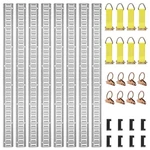 Vevor Tie-down Rail Kit, E-tracks Set 5FT-32PCS, Gray. Fixed Price $209.48.